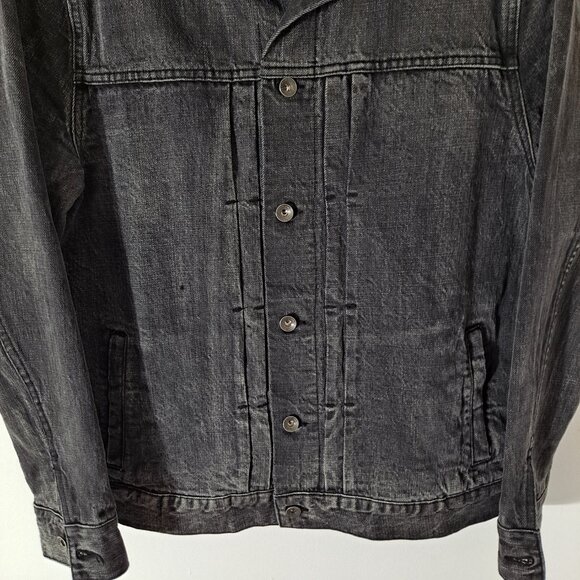Taylor Stitch Dispatch Jacket Organic Cotton Black Denim  40 M Fits L+ - Picture 5 of 16